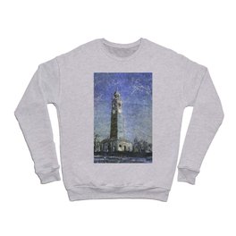 University of North Carolina (UNC) belltower at dusk in Chapel Hill, NC. Crewneck Sweatshirt