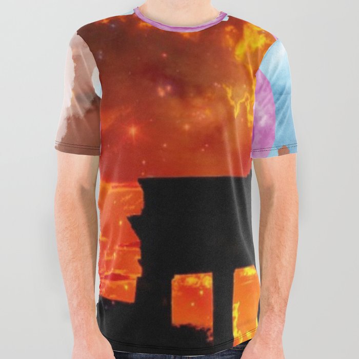 BEAUTIFUL SKY  All Over Graphic Tee