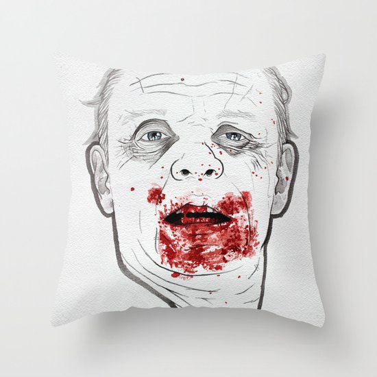 Ready when you are, Sergeant Pembry. // Silence of the Lambs Throw Pillow