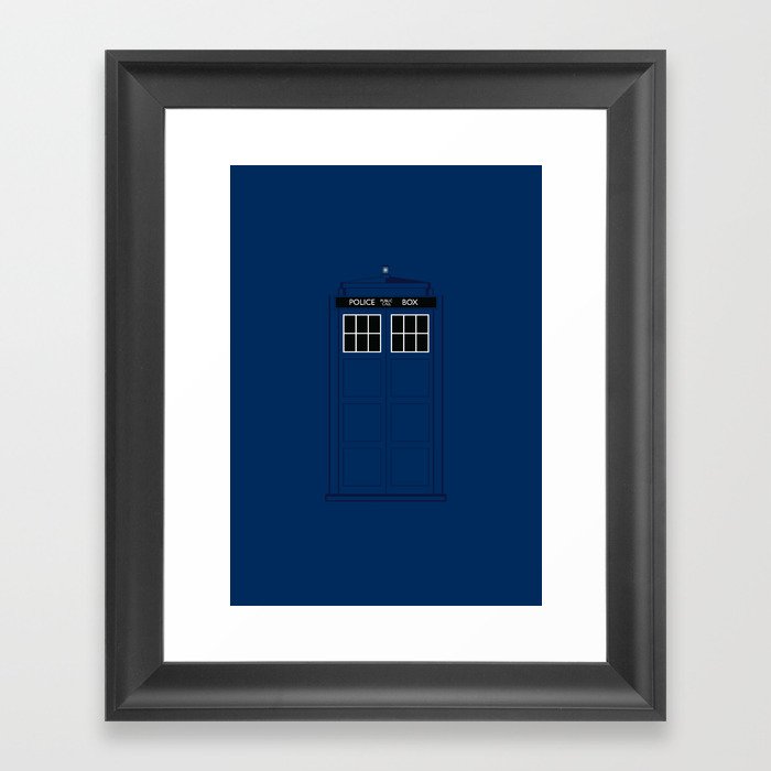 Doctor Who - The Doctor is in.....  Framed Art Print