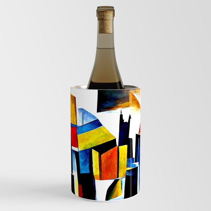 Abstract City Wine Chiller