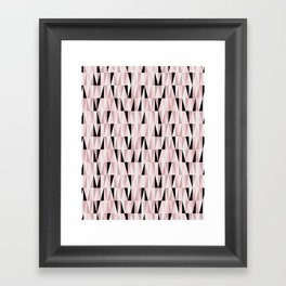 Pattern N.19 in Pink Framed Art Print