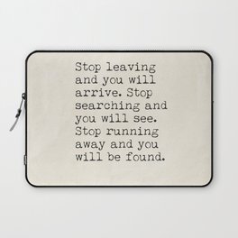 Lao Tzu wise thoughts Laptop Sleeve