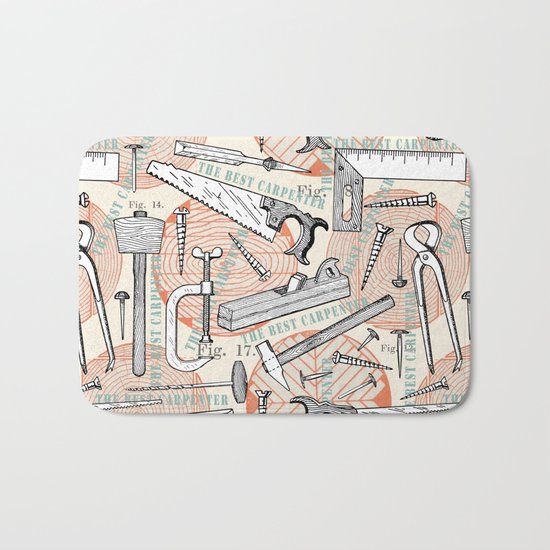 THE BEST CARPENTER Bath Mat