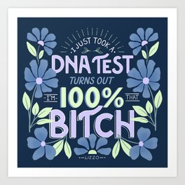 Lizzo Quote Collection Art Print