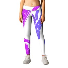 Scribble Vice Hearts Leggings | Blue, Vicecolors, Pink, Drawing, Graphicdesign, Scribble, Graphic, Heart, Vicecolor, Purple 