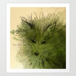 A Spirit Art Print | Nature, Animal, Illustration, Painting 