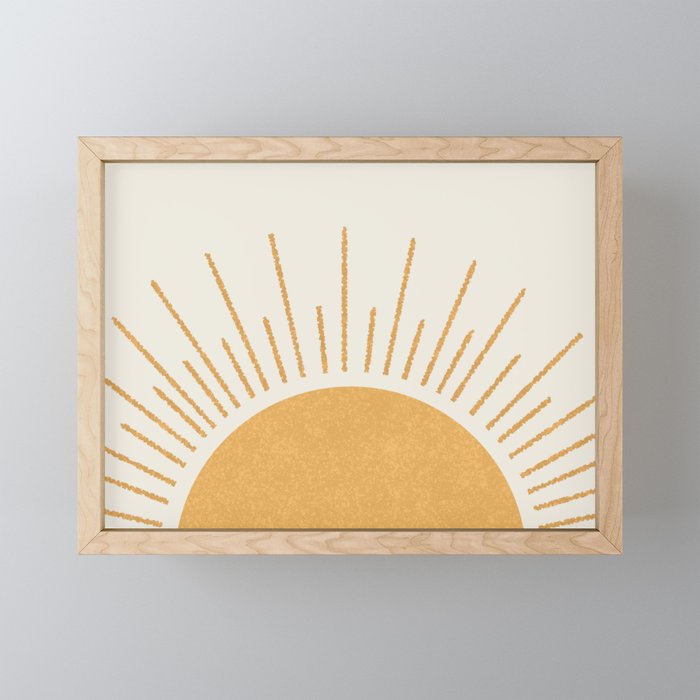 Sunshine Everywhere Framed Mini Art Print