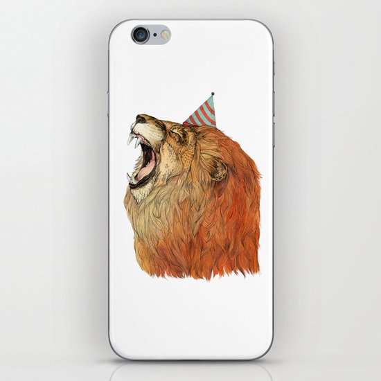 Birthday Lion iPhone & iPod Skin