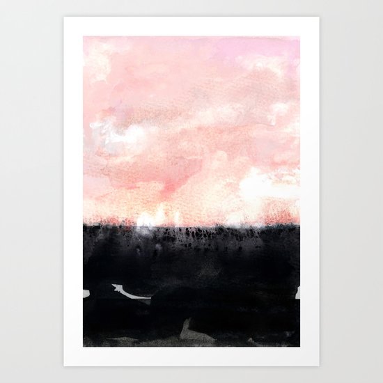 pastel sky Art Print