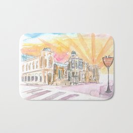 Rodeo Drive Scene Beverly Hills Los Angeles Bath Mat | Beverlyhills, Rodeopainting, Rodeostreetscene, Californiapainting, Painting, Rodeodrart, Streetscenebeverly, Rodeodrpainting, Rodeodrivewallart, Beverlyhillsart 