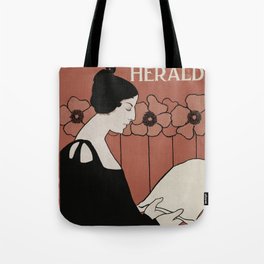 The Boston Sunday Herald (1895–191) vintage poster Tote Bag