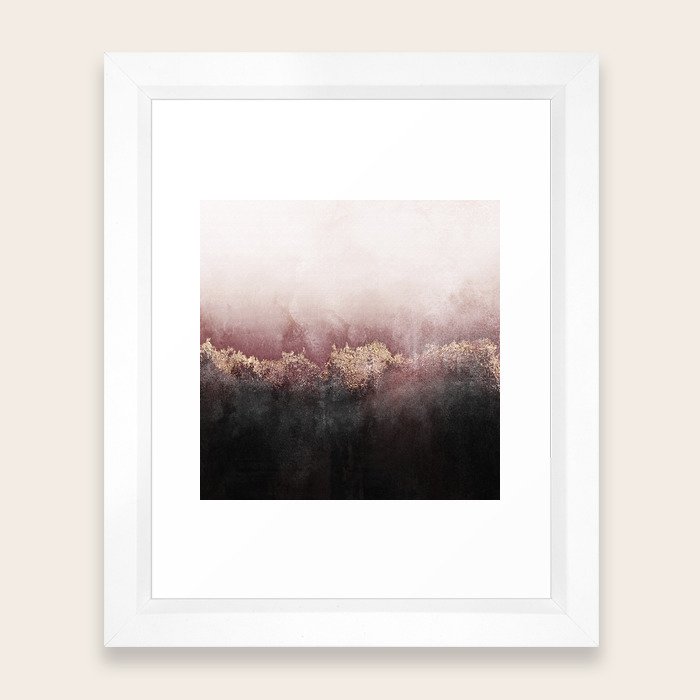 Pink Sky Framed Art Print by Elisabeth Fredriksson Society6