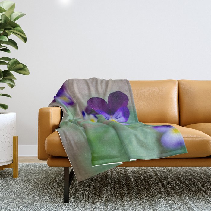 Violas Throw Blanket
