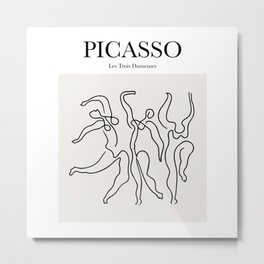 Picasso - Les Trois Danseuses Metal Print