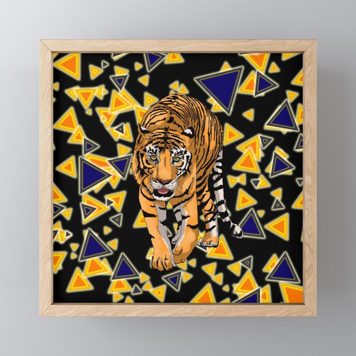 Tiger Framed Mini Art Print