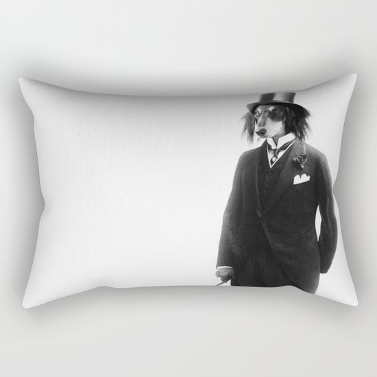 (Super) Distinguish Dog Rectangular Pillow