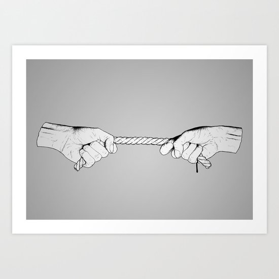 let go Art Print