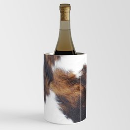 Kisses From The West Ver 2 - Faux Cowhide Print Wine Chiller