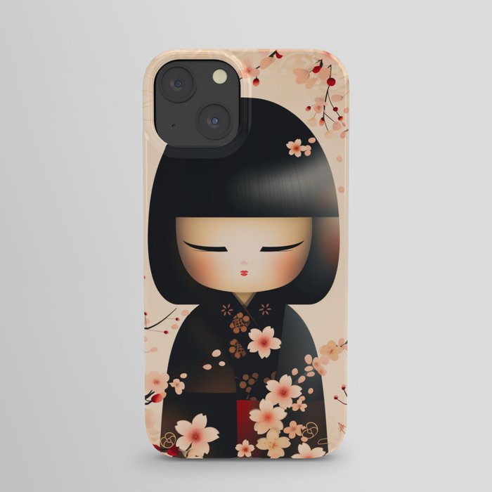 Kokeshi Doll - Japanese Artwork iPhone Case