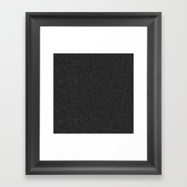 Rough Black Art Paper Texture Framed Art Print