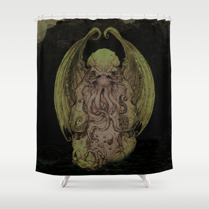 Cthulhu : Cosmic God Of Horror Shower Curtain