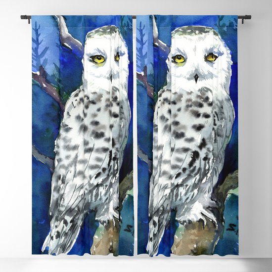 Snowy Owl Northern Owl White Owl Owl Art Winter Woodland