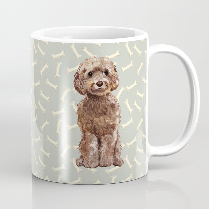 Watercolor Cockapoo Dog Coffee Mug
