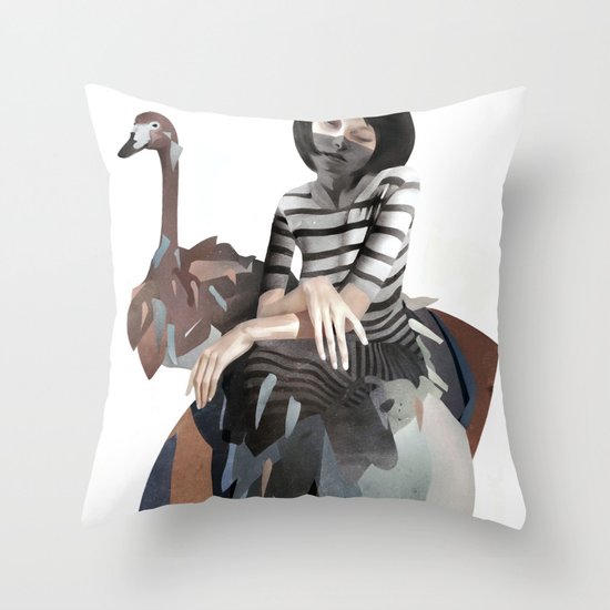 November Throw Pillow