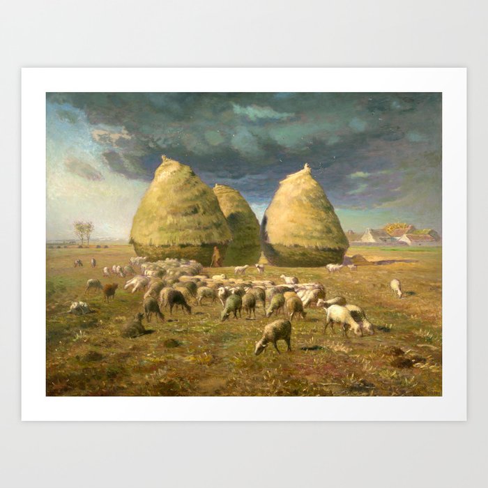 JeanFrançois Millet "Haystacks Autumn" Art Print by Alexandra_Arts