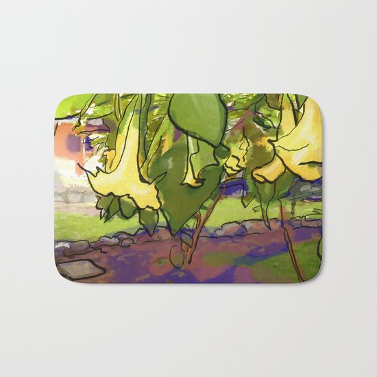 Healing Flowers Bath Mat
