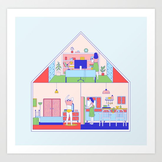 Home Art Print