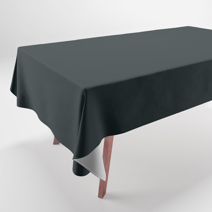 Black Feather Tablecloth