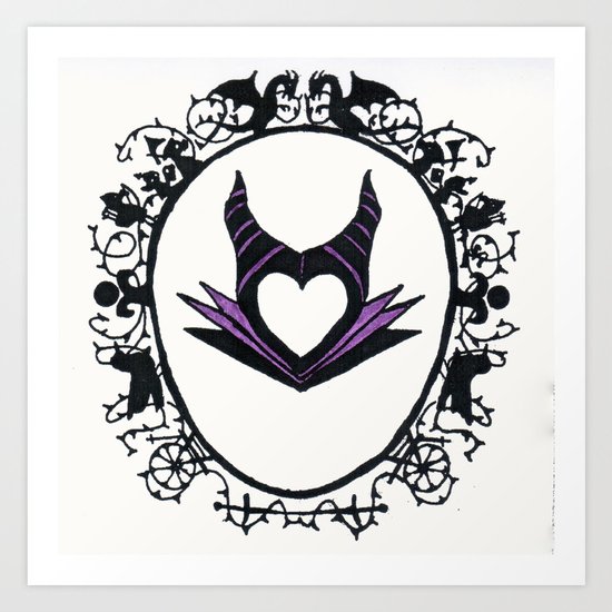 Maleficent Art Print