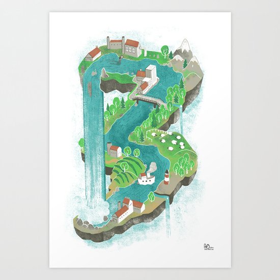 Perpetual World Art Print