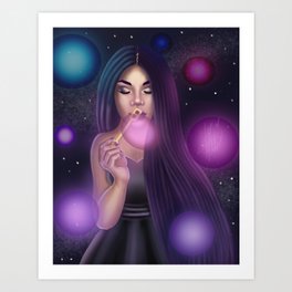 Cosmic Bubbles Art Print