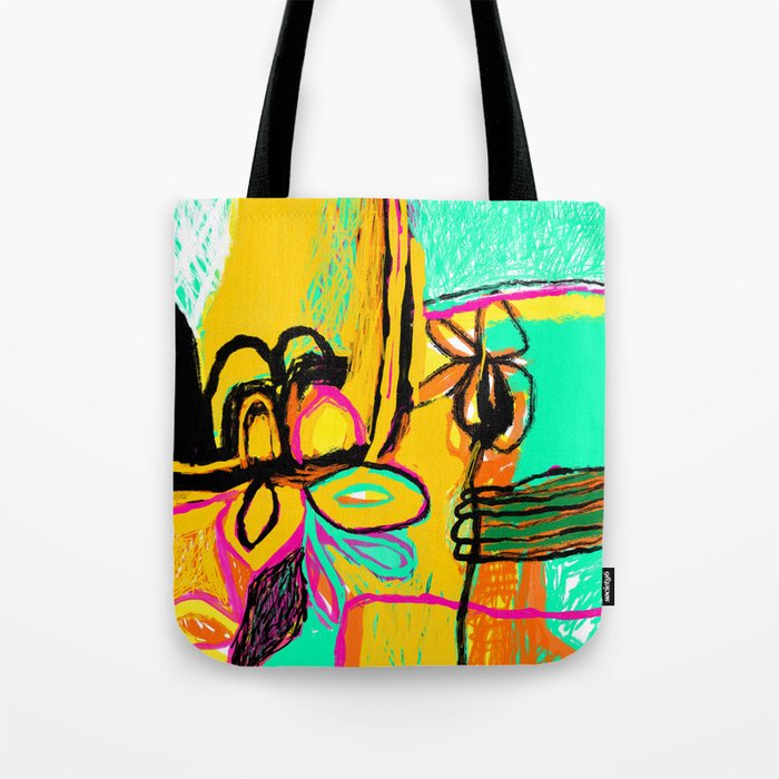 Painting 5 from the "Child's Game" series. Tote Bag