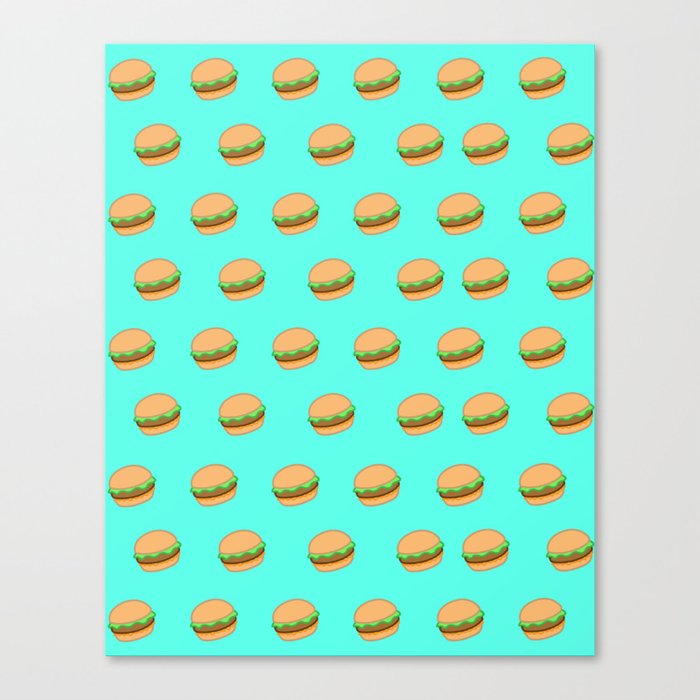 Project Burger Canvas Print