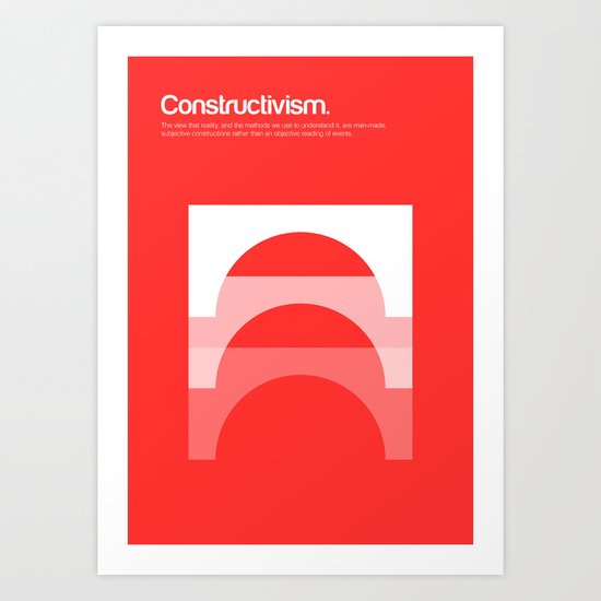 Constructivism Art Print