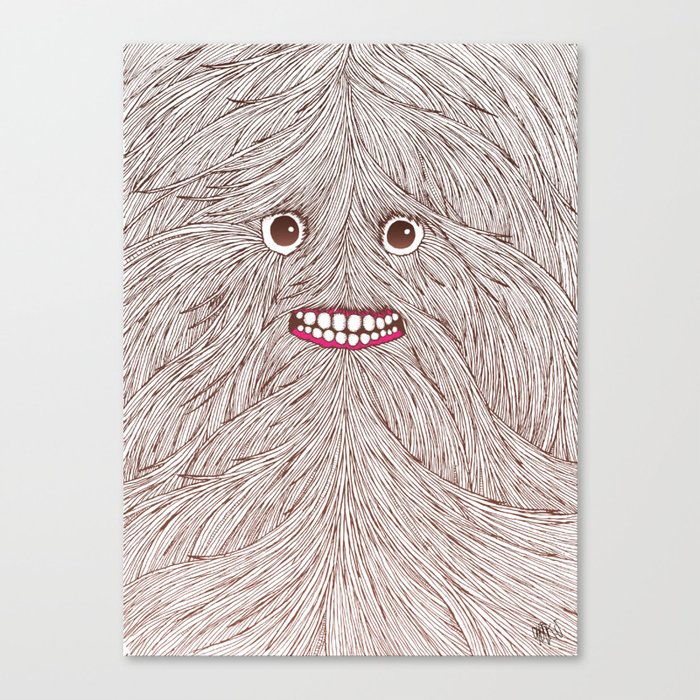 Hairy Guy Canvas Print