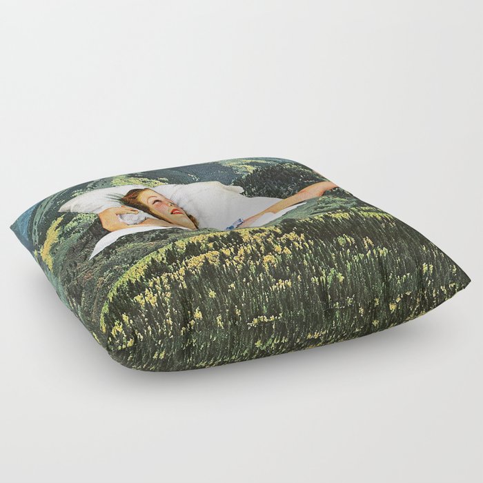Rising Mountain Floor Pillow