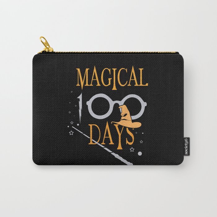 Days Of School 100th Day 100 Magical Days Carry-All Pouch