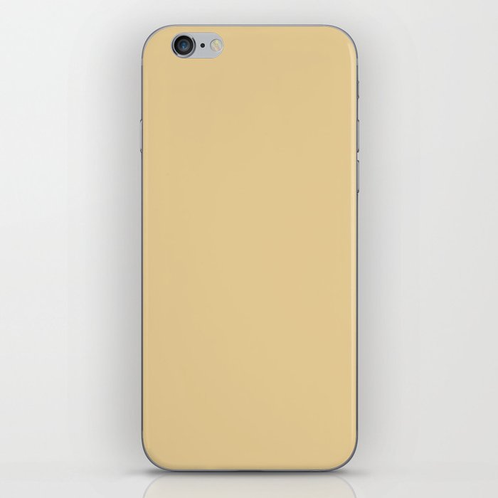 Neutral Buff Beige Solid Color Hue Shade - Patternless 2 iPhone Skin