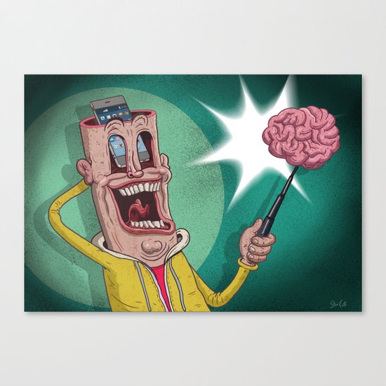 Sent From My Ibrain Canvas Print