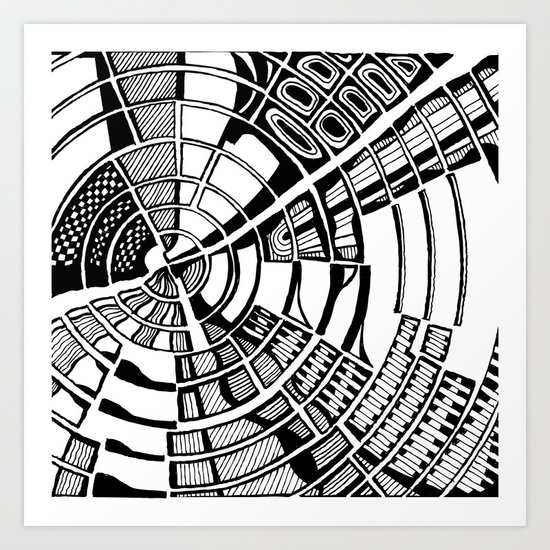 Post Modern Graphic Print Art Print