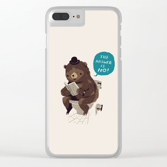 Does A Bear.. Clear iPhone Case