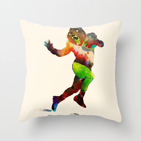 Trophy Pose Throw Pillow