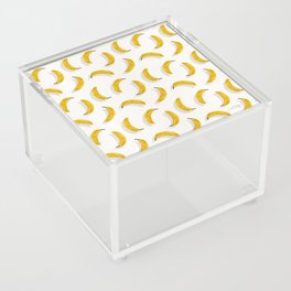 Banana Pattern – White Acrylic Box