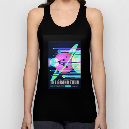Grand Tour - NASA Space Travel Poster (Alternative) Unisex Tank Top