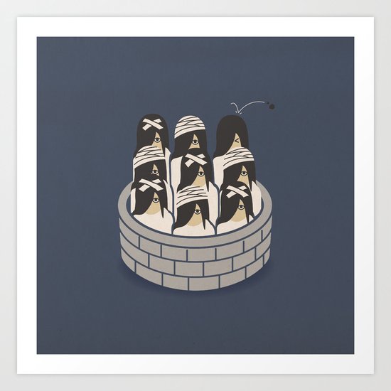 Tic-Tac-Toe Art Print
